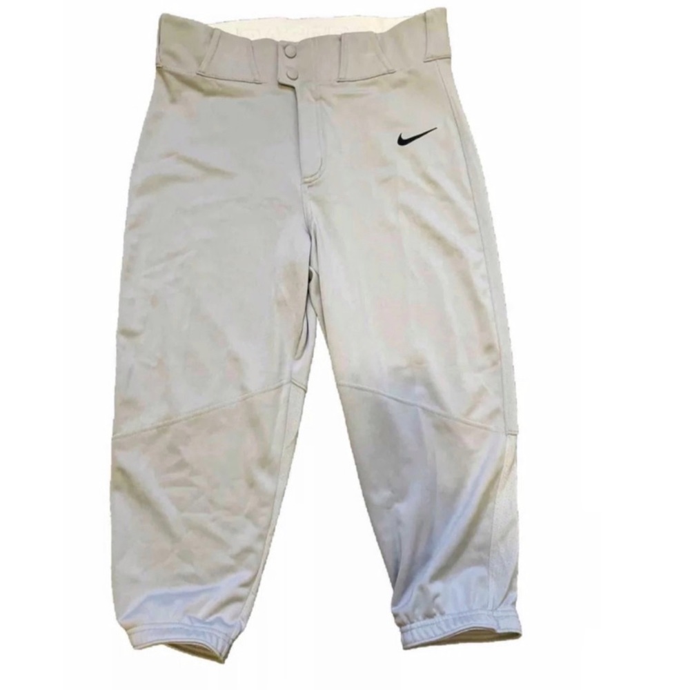 Nike Vapor Select Baseball Pants Knickers Gray BQ6432-052 Men’s Size Small S